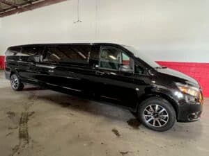 12 Passenger 2023 Mercedes Metris Stretch Luxury Coach