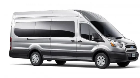 Ford Transit 11 Passenger Black