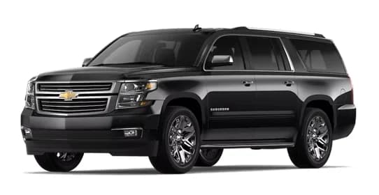 Black Chevy Suburban - 8 Passengers