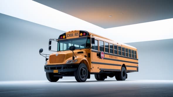 School Bus in Allentown
