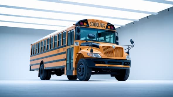 School Bus in Clarksville