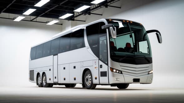 54 Passenger Charter Bus in Fishers