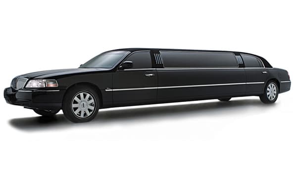 Lincoln Stretch Limo - 10 Passengers, Black Leather Interior