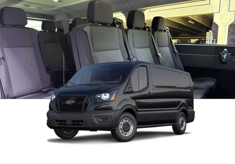 Ford Transit 10 PAX - 10 passenger, 10 bags