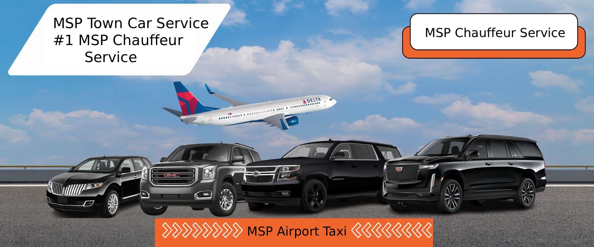 MSP Airport Chauffeur Service Minneapolis & Black Car Service SUV chauffeur service
