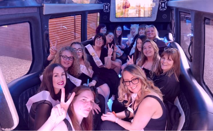 Red Bus - 16 Seater Party Bus with Disco Lights