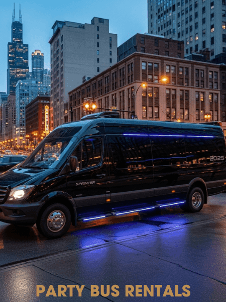 Party Bus - Large Capacity with Premium Amenities