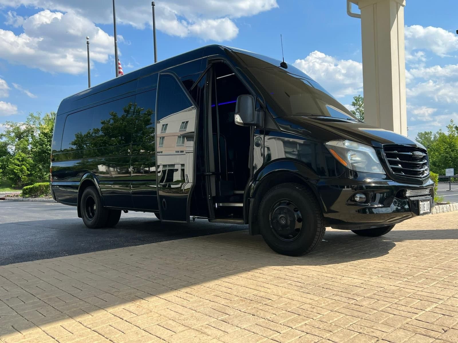 Black Sprinter Van
