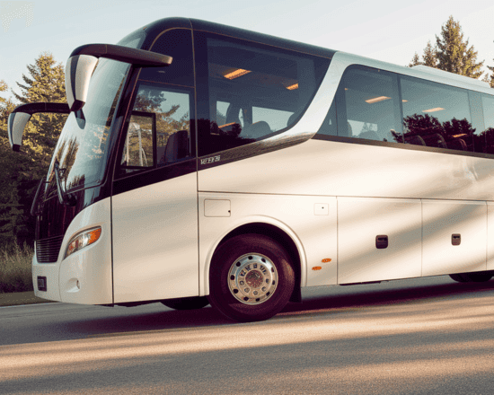 56-Passenger Coach Bus with Lavatory