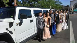 White Cadillac Escalade Limo - 18 Passenger
