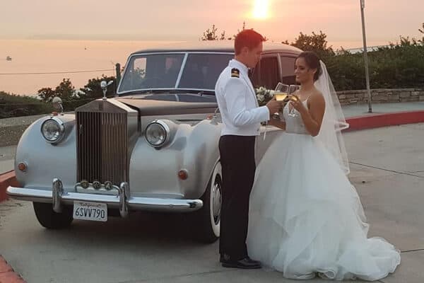 Rolls Royce + Stretch Lincoln, lead car plus 8-passenger Lincoln