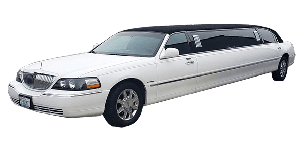 White Lincoln Tiffany Tuxedo Limousine