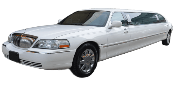 White Lincoln Executive Stretch Limousine with 5th Door