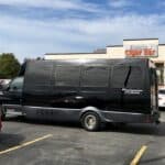 Black Limo Bus 14 Passenger