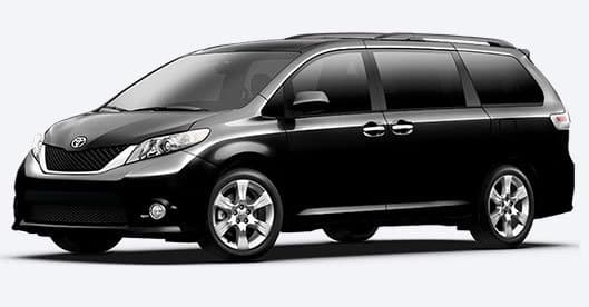 Minivan - 5 passengers, 5 bags