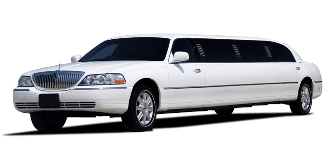 White Lincoln Stretch Limousine
