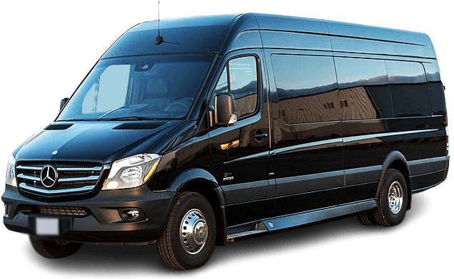 White Mercedes Sprinter Limousine