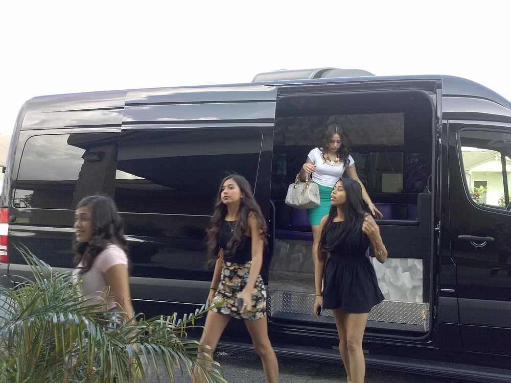 Party Bus Silver Spirit