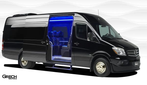 Mercedes Benz Sprinter Mini Party Bus Limo 14-16 Passengers