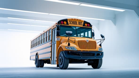 School Bus in Durham