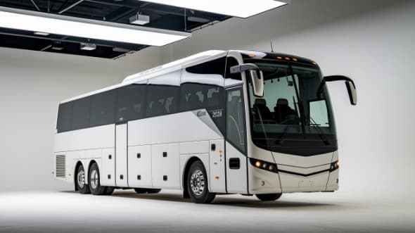 50 Passenger Charter Bus in Fishers