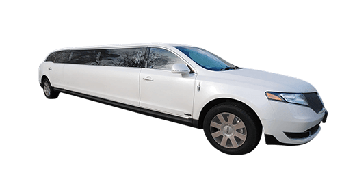 White Lincoln MKT Limousine Stretch Limousine (1-8 Passengers)
