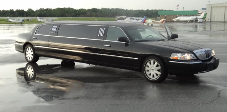 Black Lincoln Town Car Sedan