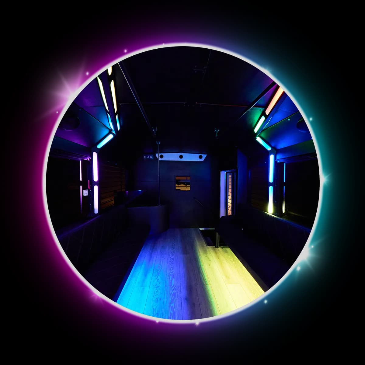 Let It Ride 38 Passenger Party Bus