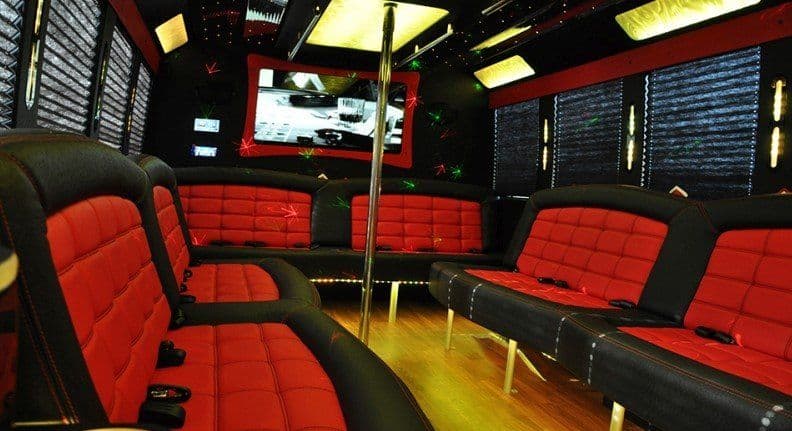 Black 24 Passenger Party Bus