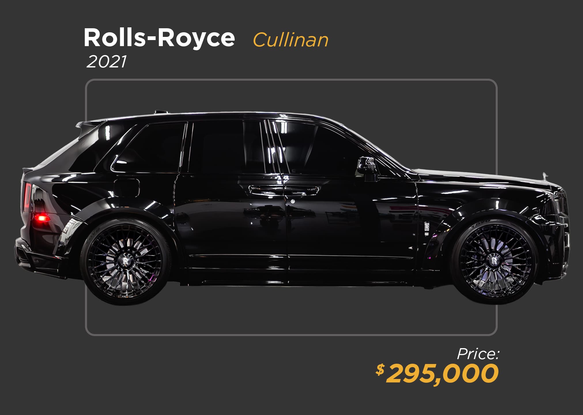 2021 Black Rolls Royce Cullinan
