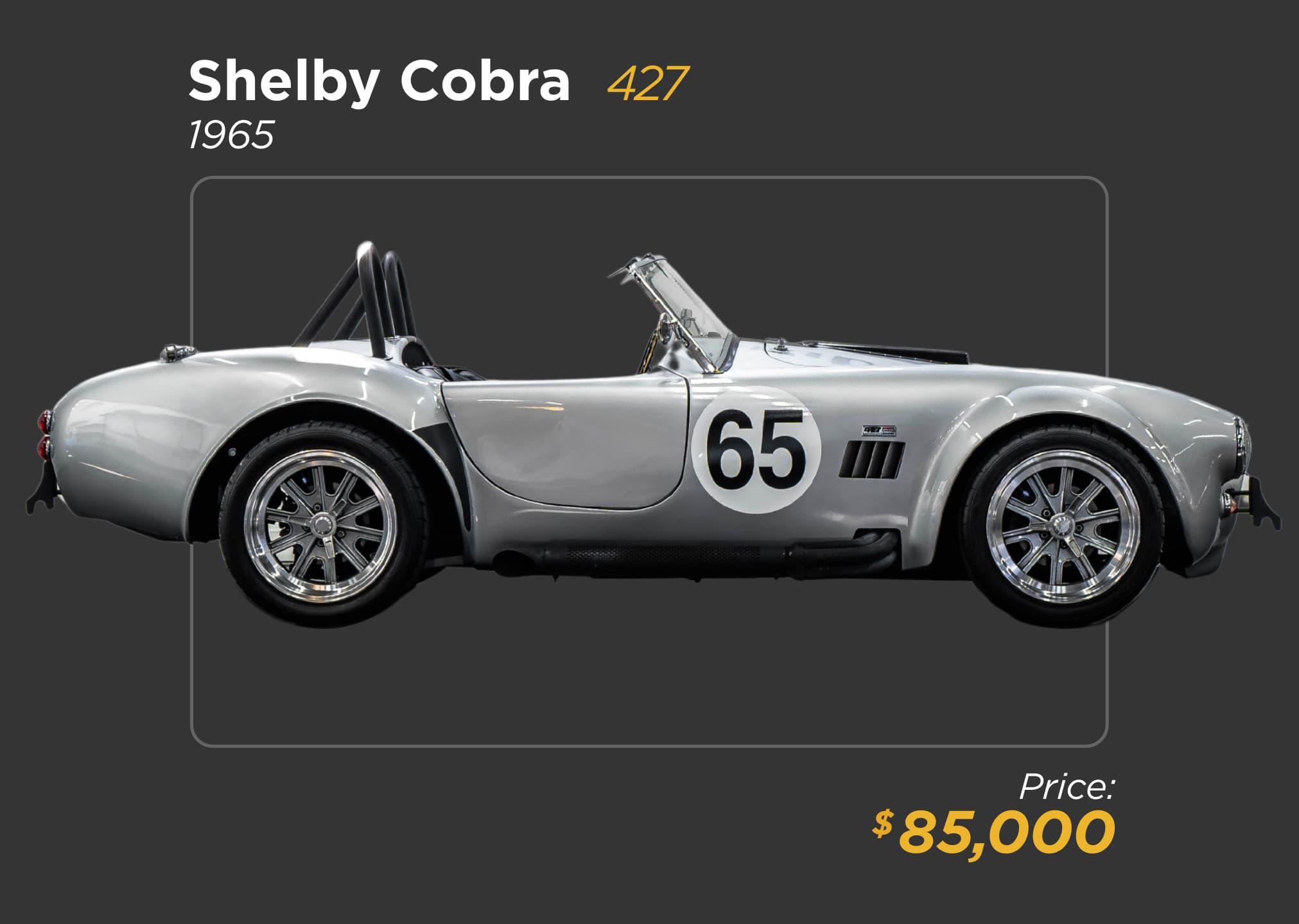 1965 Grey Shelby Cobra