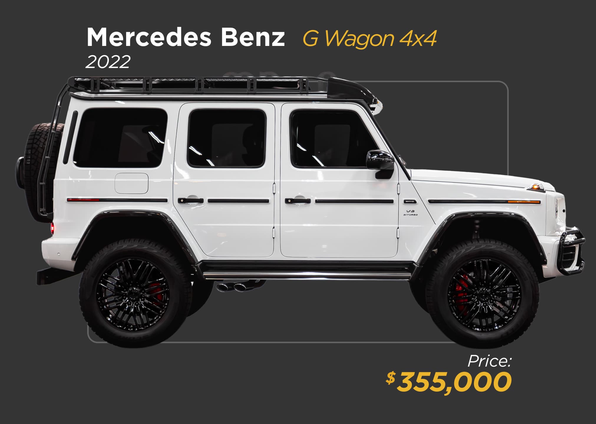2022 White Mercedes Benz G Wagon 4x4