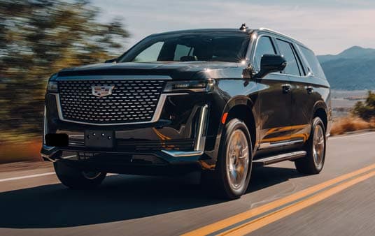 Escalade Cadillac - 6 Passenger