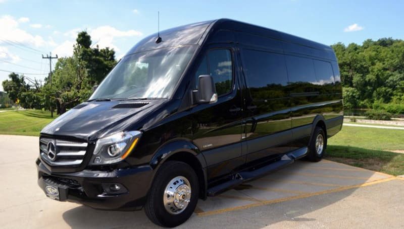 White 20 Passenger Party Bus