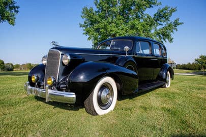 2-5 passenger Antique 1937 Cadillac 75 Series Limousine