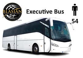 54 Passenger Coach Bus w/Bathroom