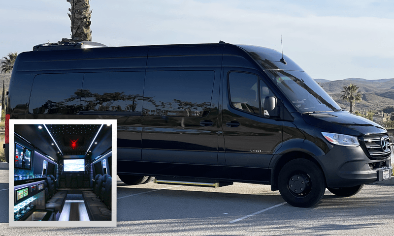 10-12 Passenger Mercedes Benz Sprinter Luxury Limousine