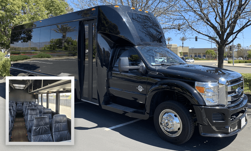 27 Passenger Luxury Executive Mini-Coach Shuttle Bus