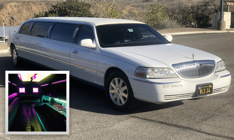 8 Passenger Lincoln Town Car Luxury Stretch Limousine