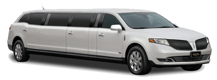WHITE 8 OR 10 PASSENGERS LIMOUSINE
