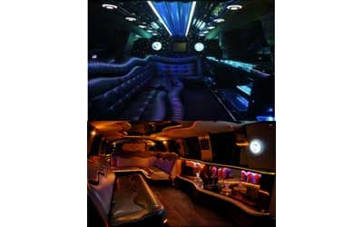 White Hummer Limo 24 Passengers