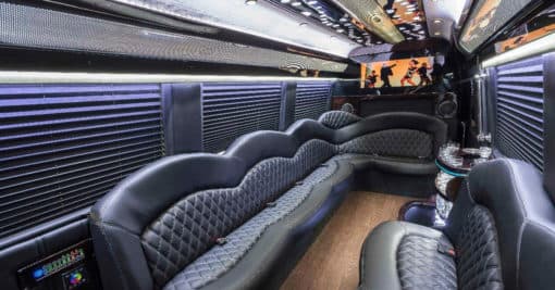 White Lincoln Town Car Limo 10-12 Passengers