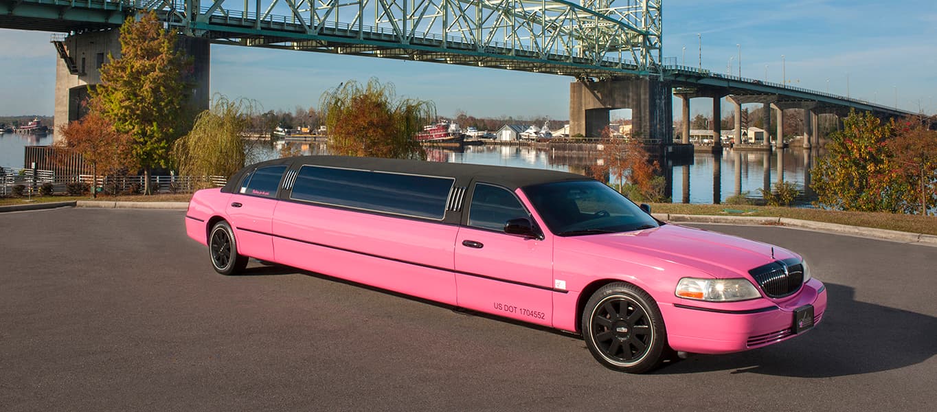 10 passenger pretty in pink limo