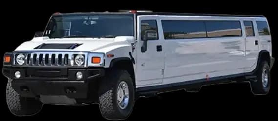 White Hummer Limo - Stretch Limo, 18 Passengers