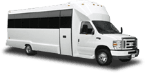 56-passenger charter bus for big outings